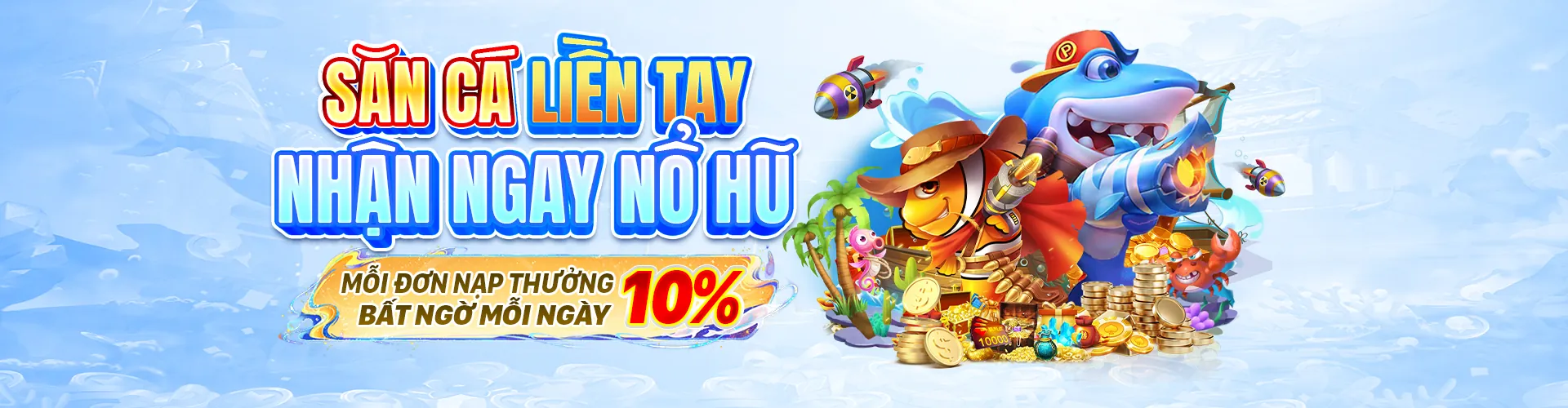 Hình ảnh game bắn cá 138vn với đồ họa sống động và cá vàng
